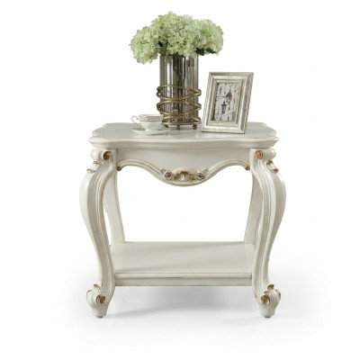 Carved coffee table side table living room wooden tables