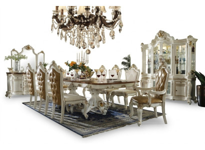 Sideboard Luxury Display Cabinet Showcase Glass Antique Style Baroque Rococo