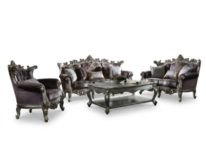 Luxury Furniture Sofa Set Couch Upholstery 3+2+1 Seater with Coffee Table