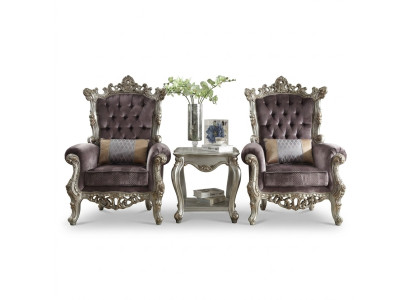 1-seater antique style armchair beige baroque wood throne royal armchair