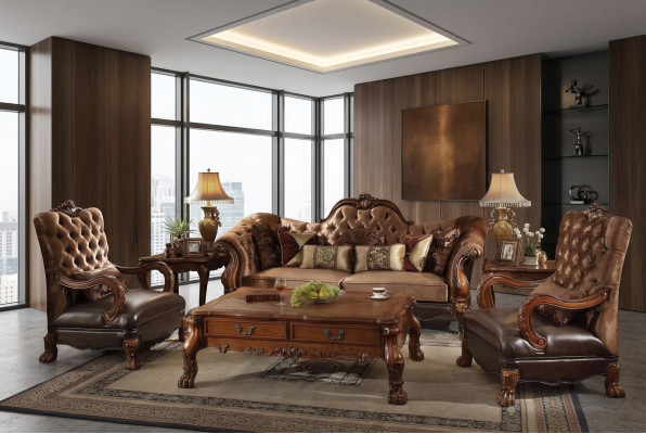 Complete sofa set 3+1+1 seater designer living room suite 3-piece group