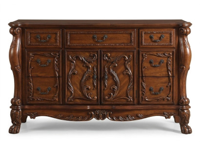 Buffet Sideboard Dresser Real Handcrafted Wood Decor Baroque Rococo Sideboards