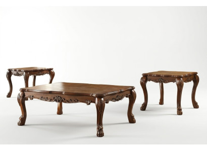 Classic table coffee table baroque side table sofa design living room