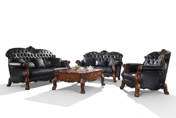 Designer sofa set 3+2+1 seater sofa couch leather suite upholstery set new