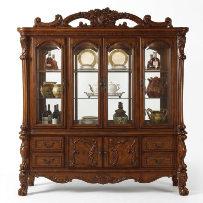 Display cabinet showcase display cabinets living room cabinets show baroque design