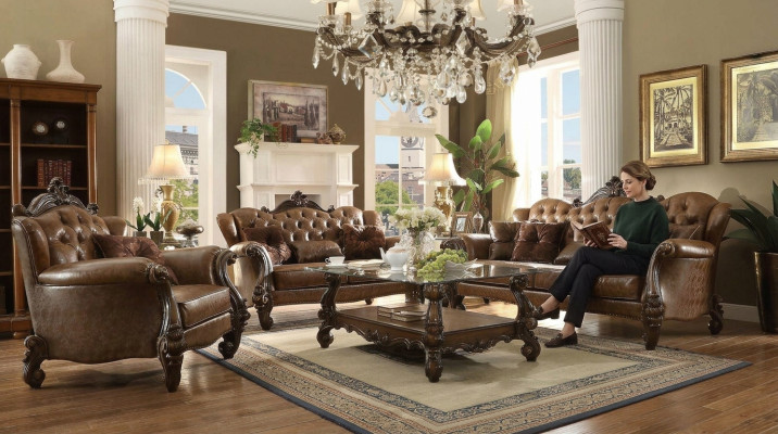 Leather sofa suite 3+1+1 seater set upholstery sofa couch