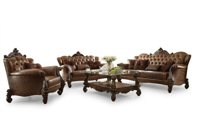 Leather sofa suite 3+1+1 seater set upholstery sofa couch
