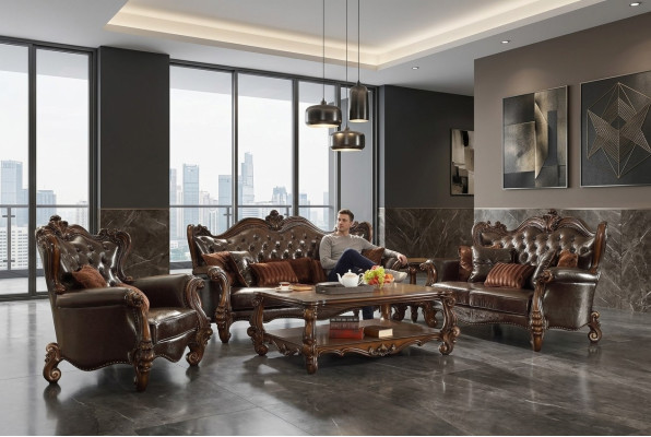 Classic set 3+2+1 sofa set couch sofa leather sofa upholstery
