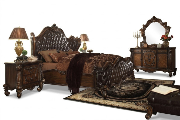 Design bedroom 5-piece. Complete bedroom set bed decor nightstand