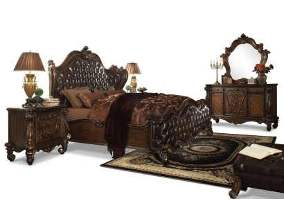 Design bedroom 5-piece. Complete bedroom set bed decor nightstand