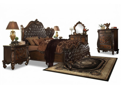 Luxury class bedroom set Baroque Rococo bed decor double bed beds