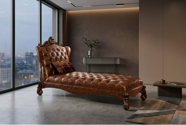 Luxury Sofa Chaise Lounge Recliner Antique Style Upholstery Baroque Rococo