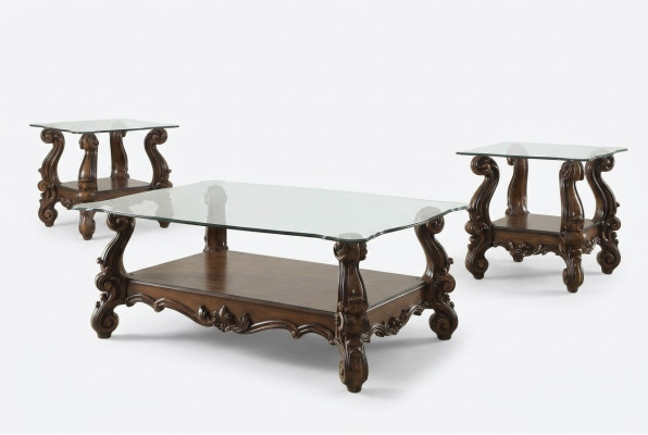Noble designer coffee table side table decor sofa living room table baroque
