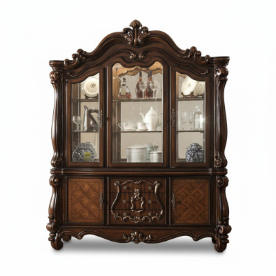 Display cabinet showcase cabinets living room look design Rococo Baroque