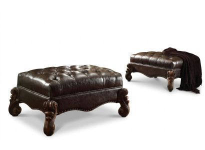 Footstool Ottoman Upholstered Stool Seating Stool Ottoman Stool Chesterfield Baroque
