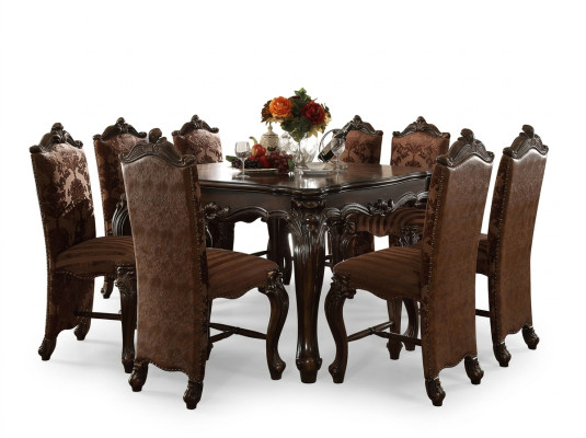 Complete set dining table 6 chairs dining room set dining group wood table tables