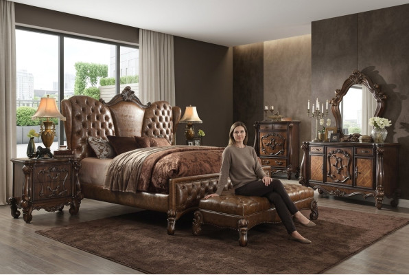 Design bedroom 6-piece bedroom complete decor set bed nightstand