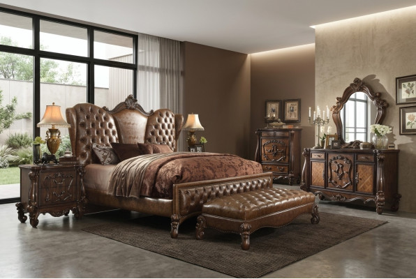 Design bedroom 6-piece bedroom complete decor set bed nightstand