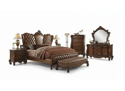 Design bedroom 6-piece bedroom complete decor set bed nightstand