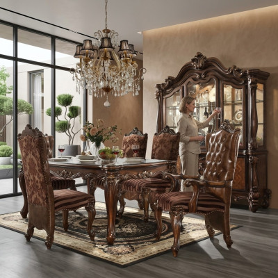 Luxury display cabinet display case wood corner cabinet corner display glass new baroque