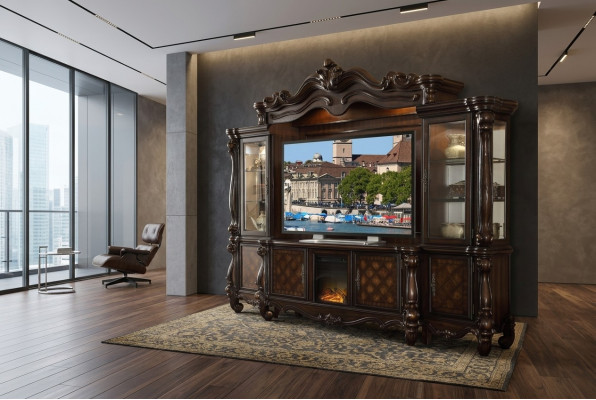 Designer living room decorative classic TV wall unit media wall television wall