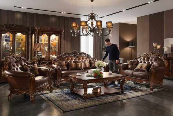 Classic Suite 3+2+1+1 Seater Sofa Set Couch Sofa Leather Sofa