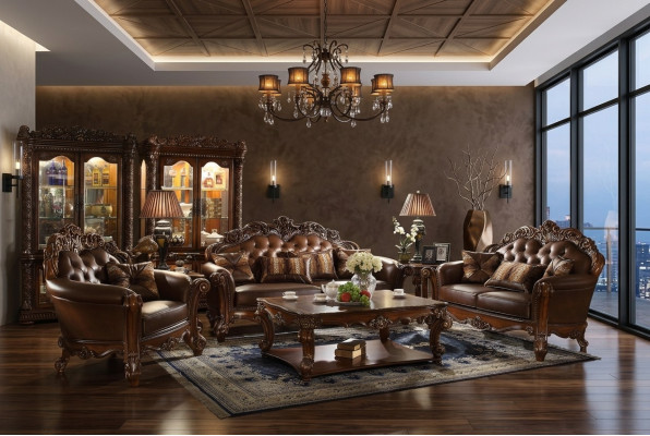 Classic Suite 3+2+1+1 Seater Sofa Set Couch Sofa Leather Sofa