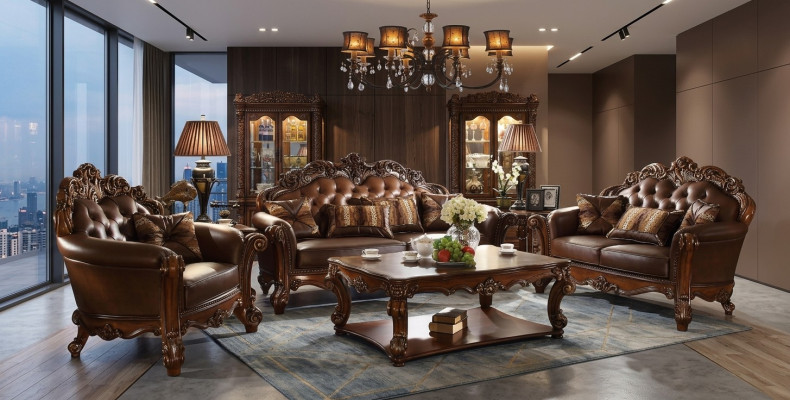 Designer Sofa Set 3+2 Seater Couch Upholstery Set Living Room