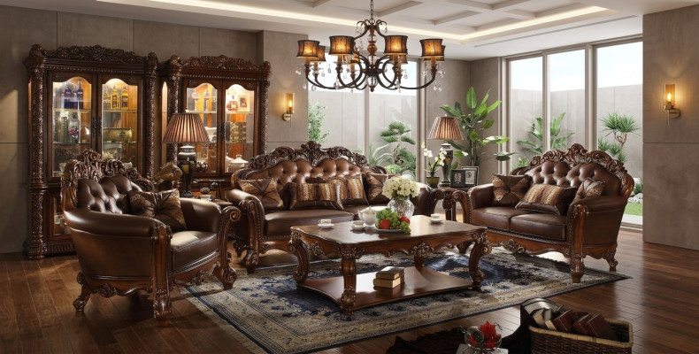Sofa 3-seater leather sofas couch upholstery set three-seater sofá set
