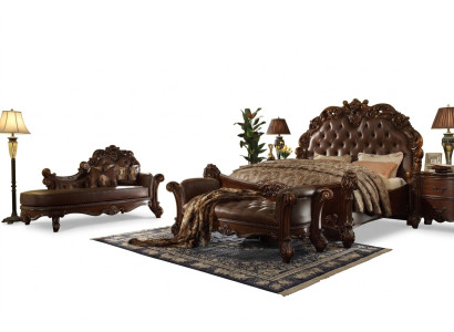 Double bed, bed, marital bed, luxury beds, baroque, rococo, antique style, Chesterfield.
