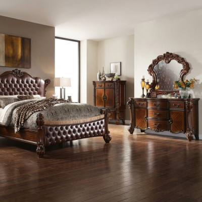 Mirror Dresser Decorative Cabinet Dressers Sideboard Bedroom Set Wood