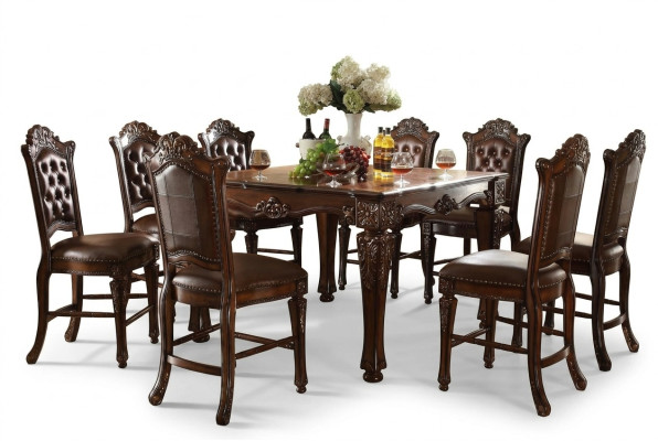 Dining Table with 6 Chairs Dining Room Set Classic Table 7-piece Set