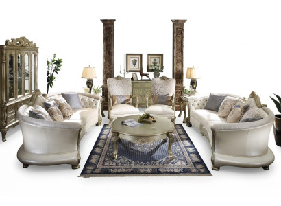Luxury Chesterfield Sofa Set 4+4+1+1 Seater with Coffee Table Furniture Couch