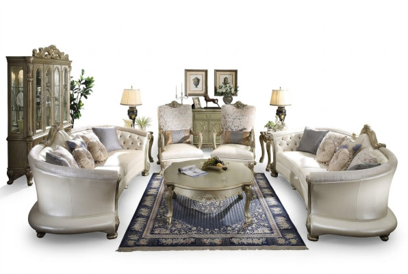 Complete sofa set 4+1 seater + coffee table designer living area