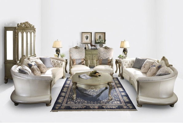 Complete set sofa suite 4+4 seater + coffee table designer living landscape