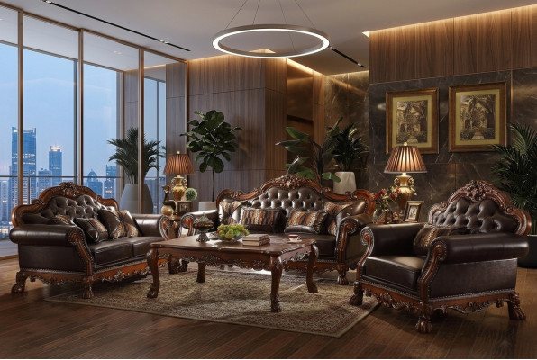 Classic Set 3+2+1 Seater Sofa Set Couch Sofa Leather Sofa