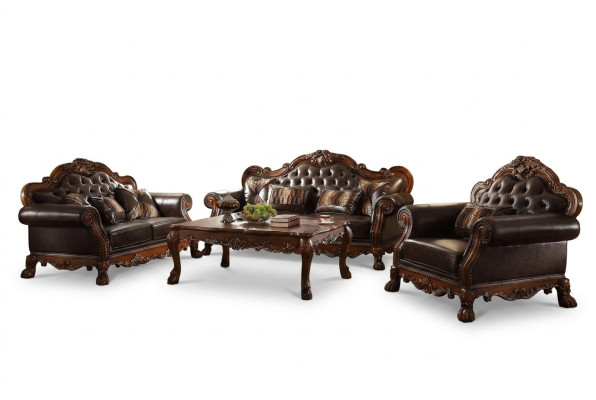 Classic Set 3+2+1 Seater Sofa Set Couch Sofa Leather Sofa