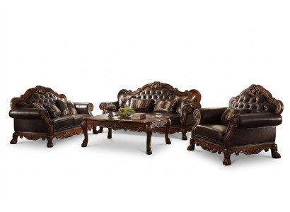 Classic Set 3+2+1 Seater Sofa Set Couch Sofa Leather Sofa