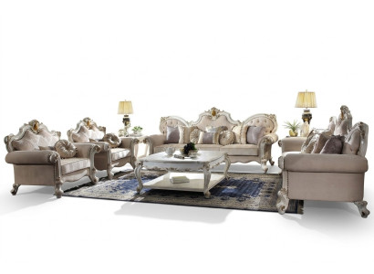 Classic Sofa Set 5-piece Set Coffee Table Sofa 3+2+1+1 Seater Couch