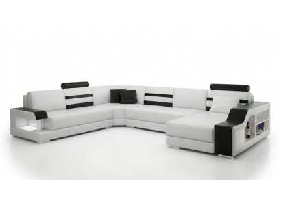 Corner sofa couch upholstery corner set living landscape leather design corner U shape