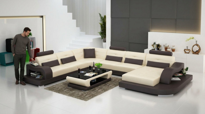 Corner sofa couch upholstery corner seat living landscape set U-shape