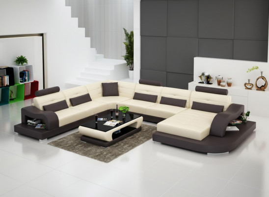 Corner sofa couch upholstery corner seat living landscape set U-shape