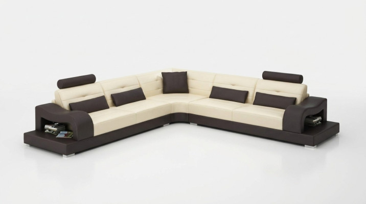 Leather sofa couch living landscape L shape decor design modern sofa corner sofas