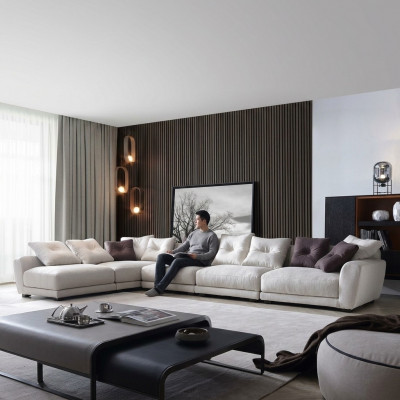 Sectional sofa living room sleep sofa couches couch set L-shape leather set new
