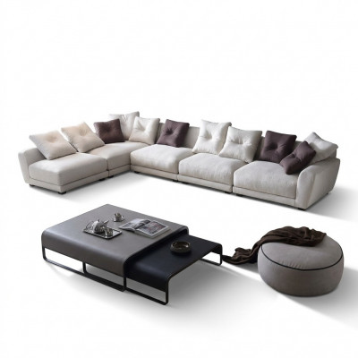 Sectional sofa living room sleep sofa couches couch set L-shape leather set new