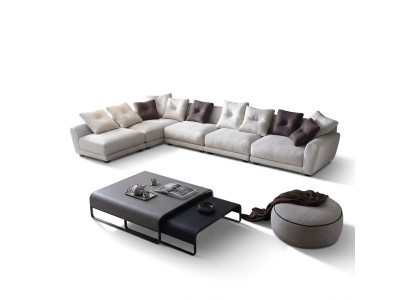Sectional sofa living room sleep sofa couches couch set L-shape leather set new