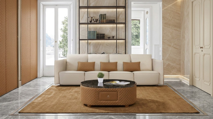 Sofa Couch 310cm Upholstered Sofas 5 Seater Textile Living Room Big XXL Couches