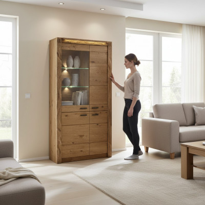 Showcase wooden cabinet classic showcases wooden cabinets design living room new