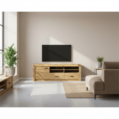 RTV Sideboard Cabinet Dresser Dressers Wood Low Board Shelf TV Shelves Shelf New