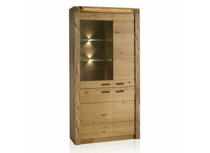 Display cabinet chest living room glass shelf display shelves wood cabinets new